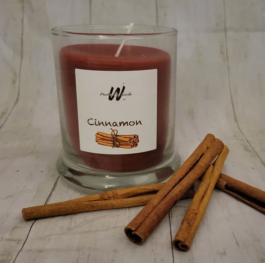 Cinnamon 8oz Candle Glass